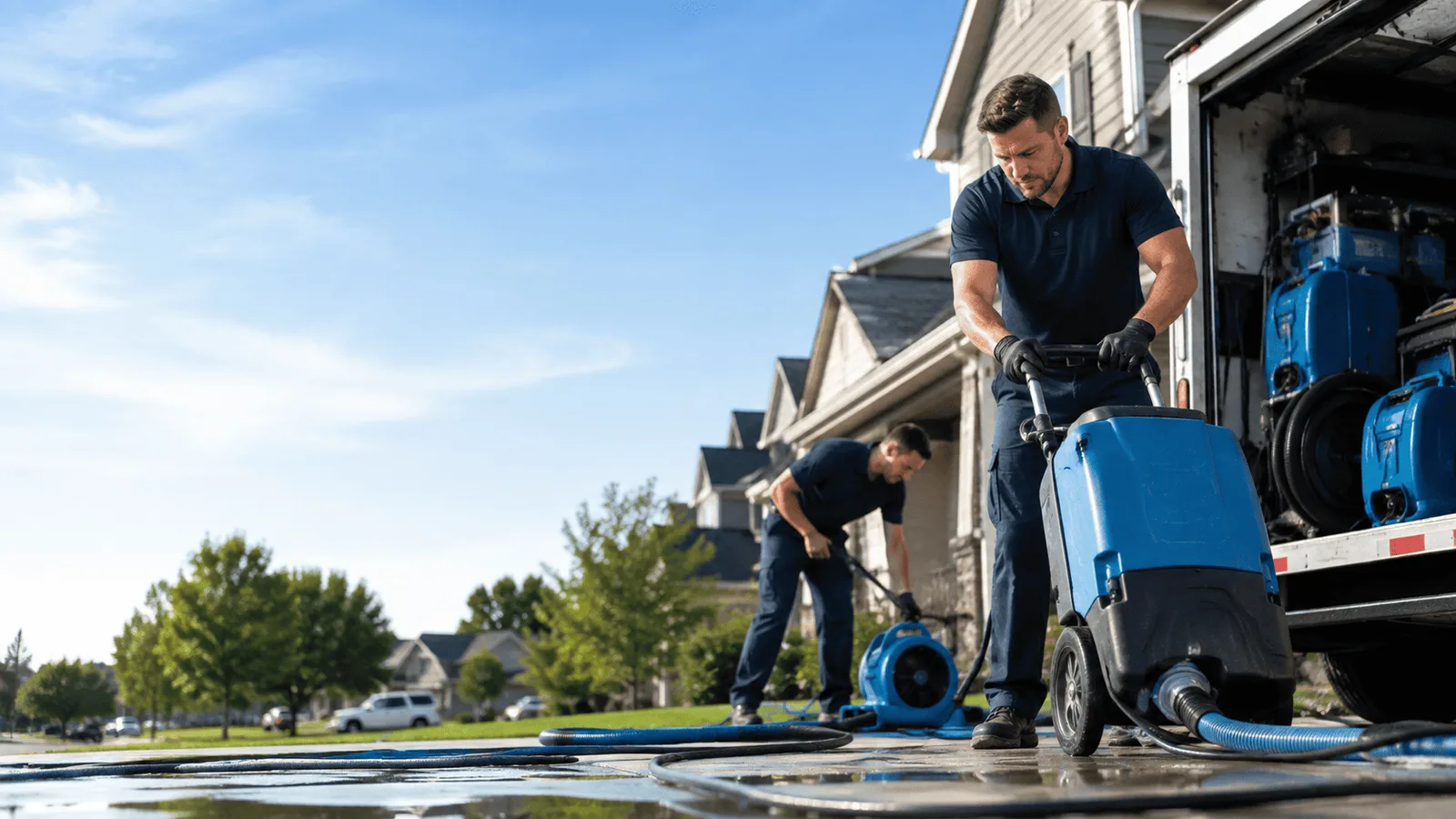 Dehumidification being performed in Sharon Springs, NY